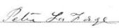 Peter La Forge Signature