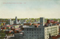 Souix City Birds Eye View Postcard