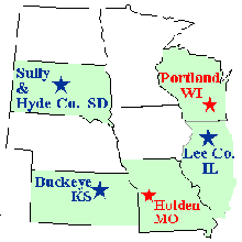 Herbert Tagg Home Locations